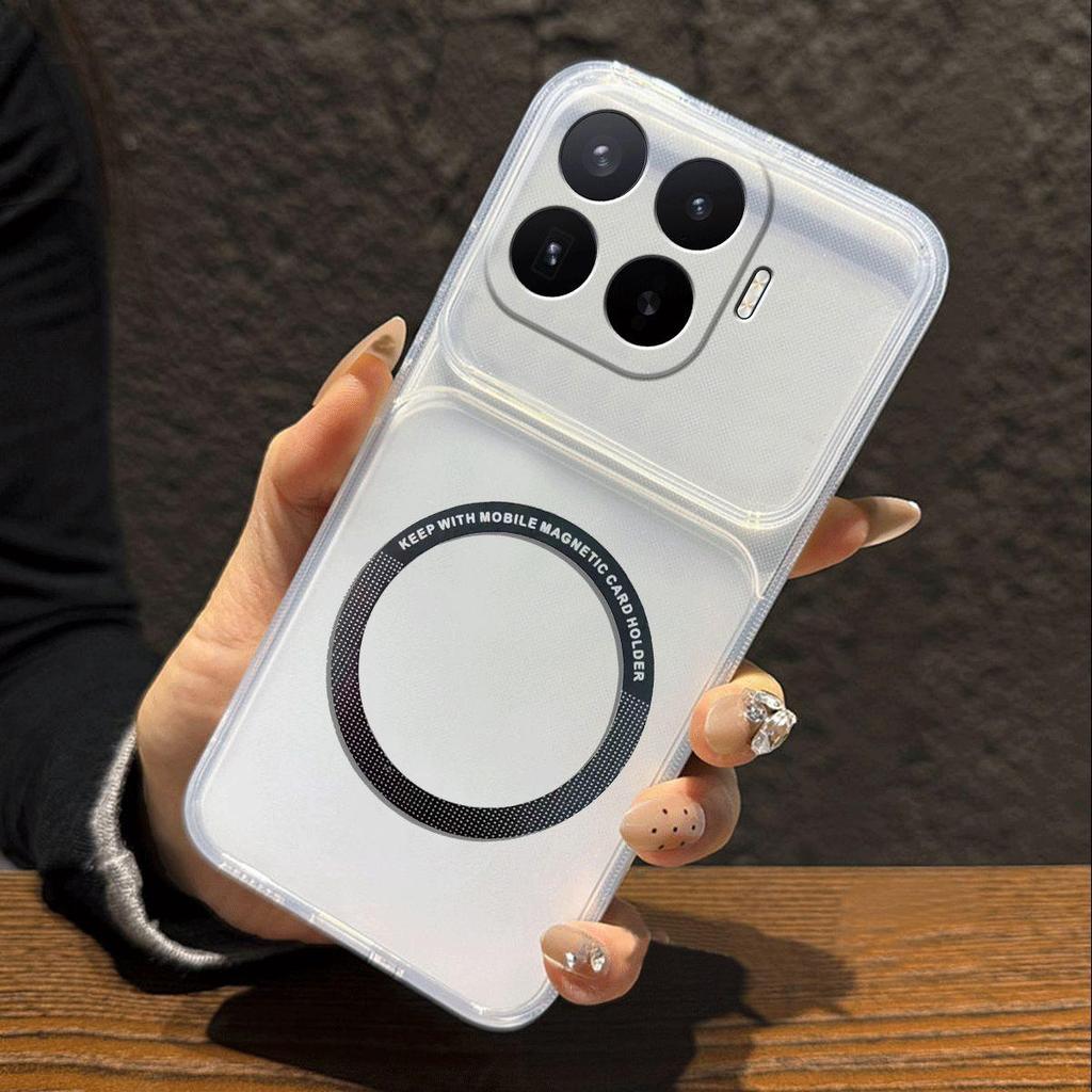 Metallic Finish Magnetic TPU Phone Case for Xiaomi 17T Pro Shockproof Matte Soft Cover