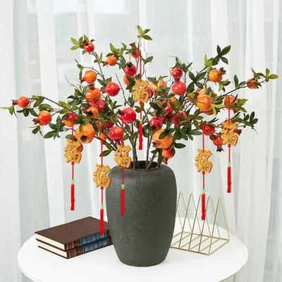 6/20/30 Stück Chinesisches Neujahr Chinesischer Knoten Hängender Anhänger Frühlingsfest Einweihungsfeier Topfpflanzen Dekoration Geschenk Heimdekoration
