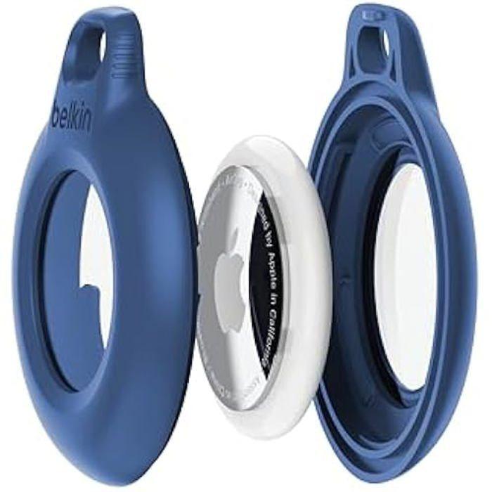 Étui pour airtag - belkin - airtag - étanche ipx8 - durable - porte-clés inclus
