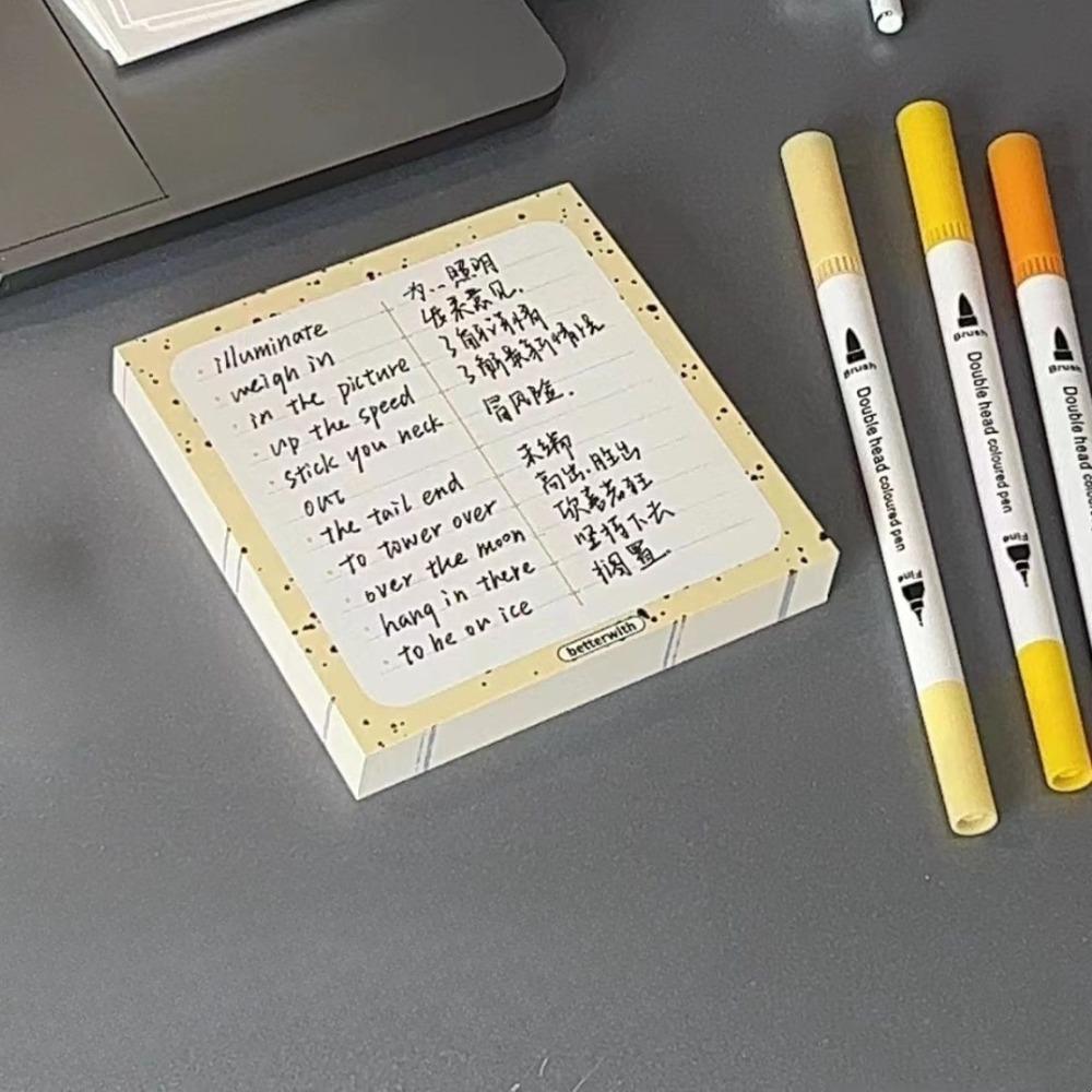 100 Pads/Pack Transparent Inches Posted it Sticky Note Pads Notepads Posits School Stationery office Supplies back to school