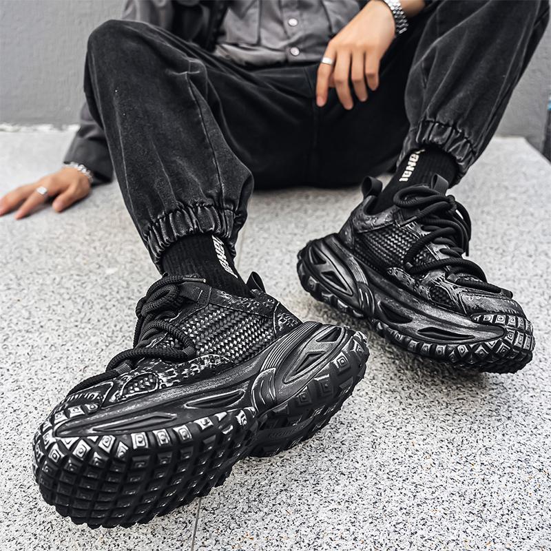 Casual Sneaker Platform Sports Shoes Non-Slip Wear-resistant Men's Sneakers Ventilate Apring and Autumn Soft and Comfortable