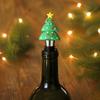 Stainless Steel Wine Stoppers Christmas Bottle Stopper, Reusable Cork, Decorative PVC Cartoon Toppers Design, Airtight Sealing Plugs for Freshness