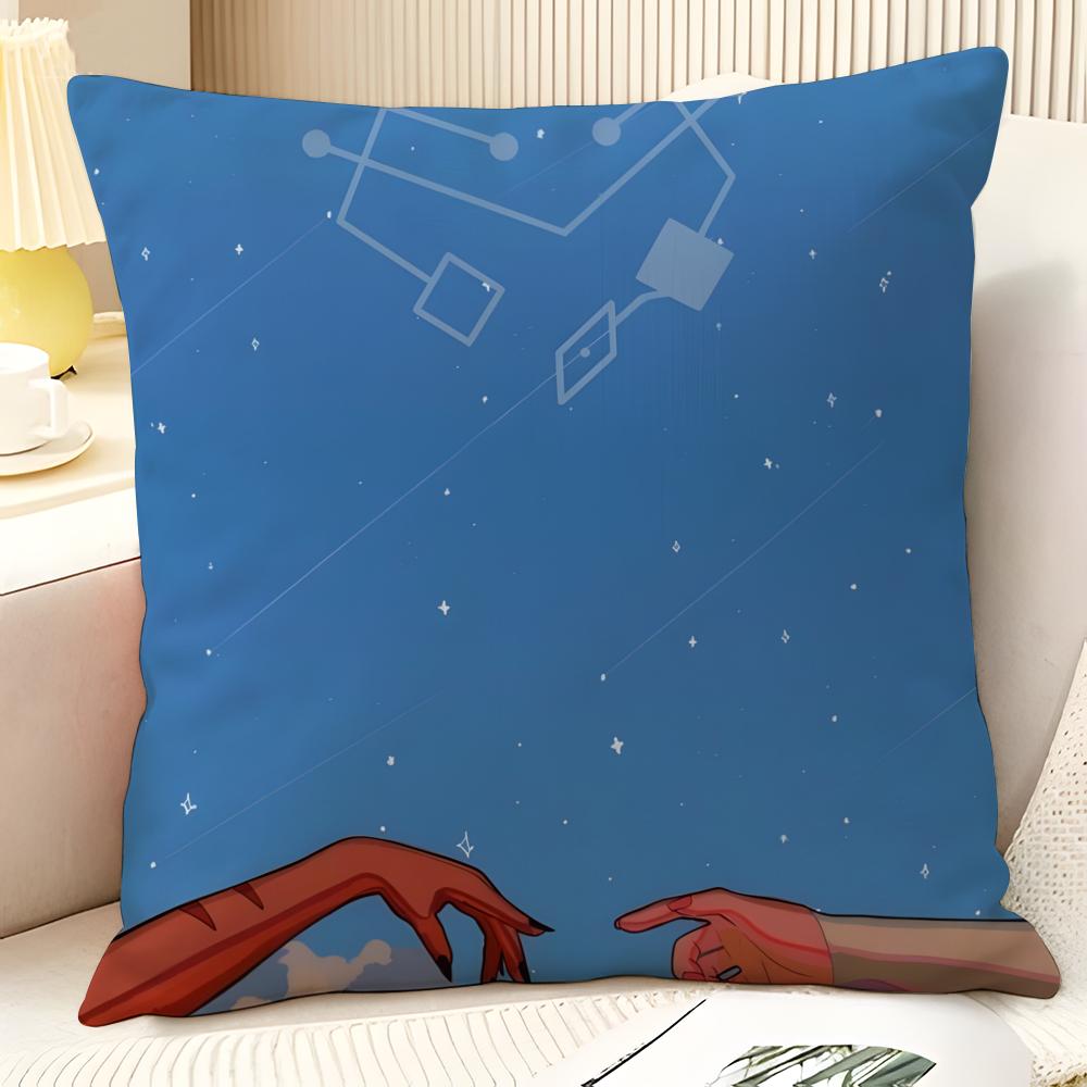 Cartoon S-She-Ra And The Princesses Of Powers Natural Linen Organic Fabric Double-Sided Printing Sofa Home Decor Pillow Case