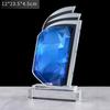 Creative Customization Color Printing Crystal Trophy Enterprise Excellent Employee Annual Meeting Award Awards Medals Home Decor