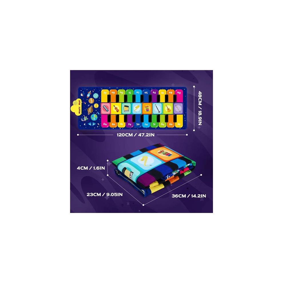 Baby Music Mat Toy Piano Educational Toys for Birthday Christmas Gifts