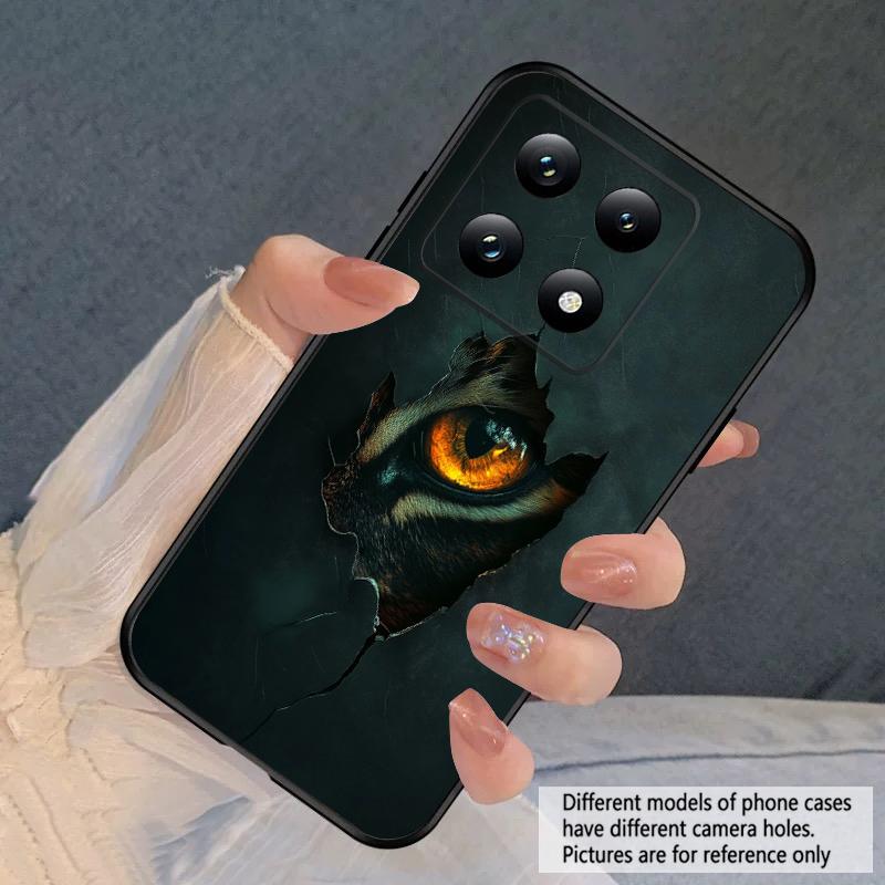 Luminous Lion Head For Xiaomi 11T 11 Ultra 12 12T Pro 14 15 13 Lite Mi Poco M4 5 M7 5G X4 X5 M6 C75 Pro X6 4G soft phone case