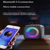 Mini Portable Bluetooth Speaker With Phone Holder, Rgb Lights, Super Bass & 10H Playtime For Travel