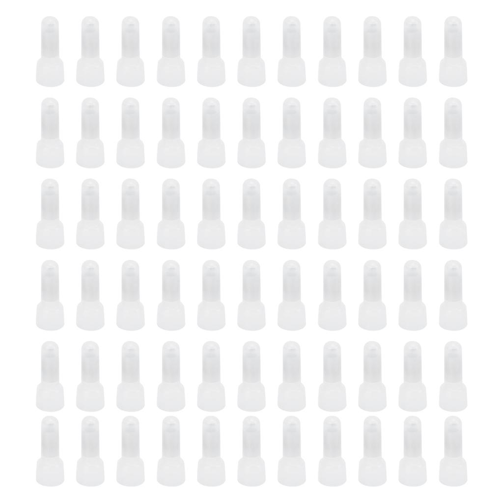 1000Pcs Closed End Terminal Transparent Nylon Crimping Cap Wire Cable Connector KitsCE1