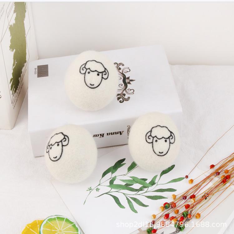 Eco-Friendly Anti-Tangle Wool Dryer Balls - Reduces Static for Softer Laundry