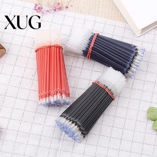 Blue Pen 20Pcs Gel Refills Wear-resistant Super-smooth Plastic Ink 0.5mm Needle Tubing Penpoint for Office Ballpoint