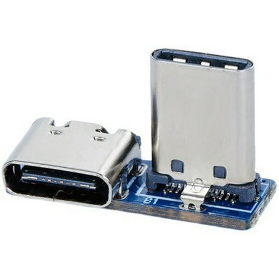 Mini USB-C Male to Female Adapter Board, USB3.1 24P Male to 16P Female Socket