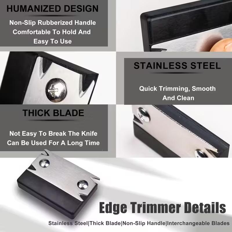New Manual Edge Trimmer Right Angle Woodworking Plane Edge Sealing Blade Wood Chamfer and Rounded Blade Woodworking Hand Tool
