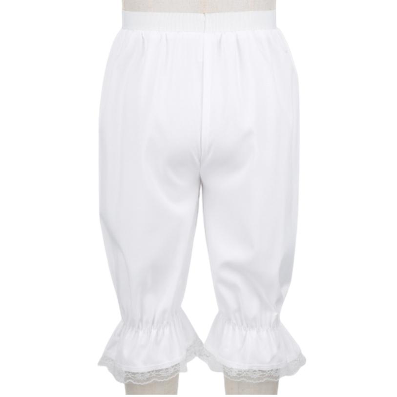 Dívčí volné kalhoty s volánkovou krajkou Bloomers Shorts Dětské Retro viktoriánské renesanční kalhoty