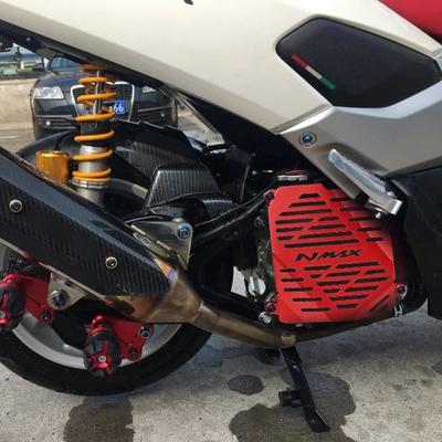 Motocyklový chránič chladiče Mřížka Kryt grilu PRO YAMAHA N-MAX NMAX N MAX 155 N-MAX155 NMAX155 2015 2016 2017
