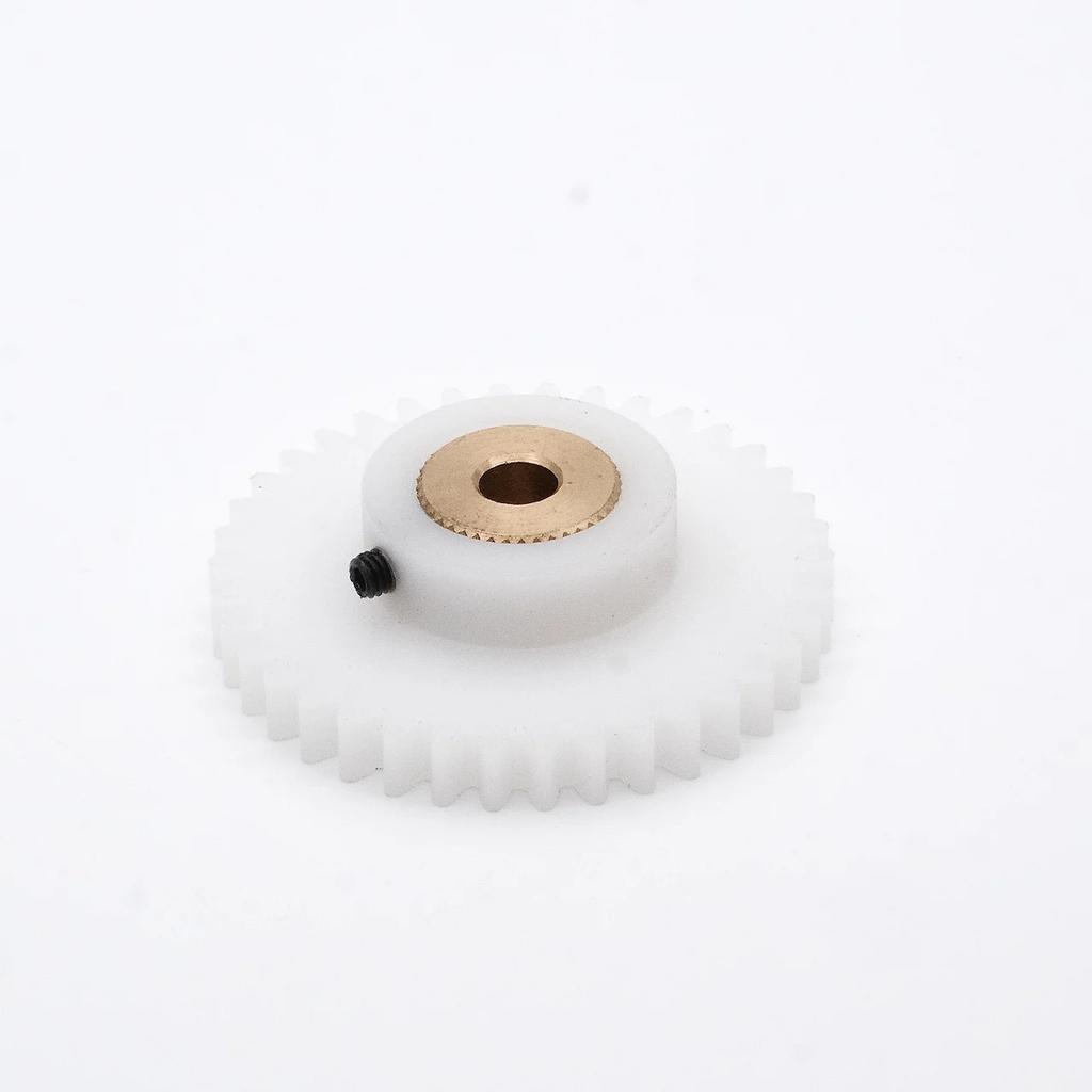 POM Gear Wheel 0.8M 26/29/30/32/33 Teeth Spur Nylon Plastic Gear With Copper Sleeve