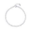 Jbans Classic Shining Cut Surgical Steel Ring Chain Bracelet (C2401Ac1081_Sv)
