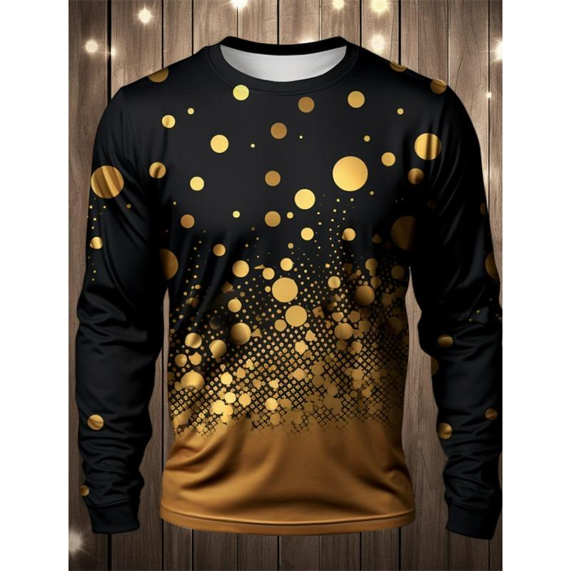 Fashion Pattern T-Shirt For Men Funny Animal 3D Printed T Shirts Casual Harajuku Loose Tees O-Neck Tops Long Sleeves Clothing