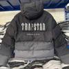 Trapstar Embroidered Gradient Cotton Puffer Jacket High Street Style Loose Fit Teens