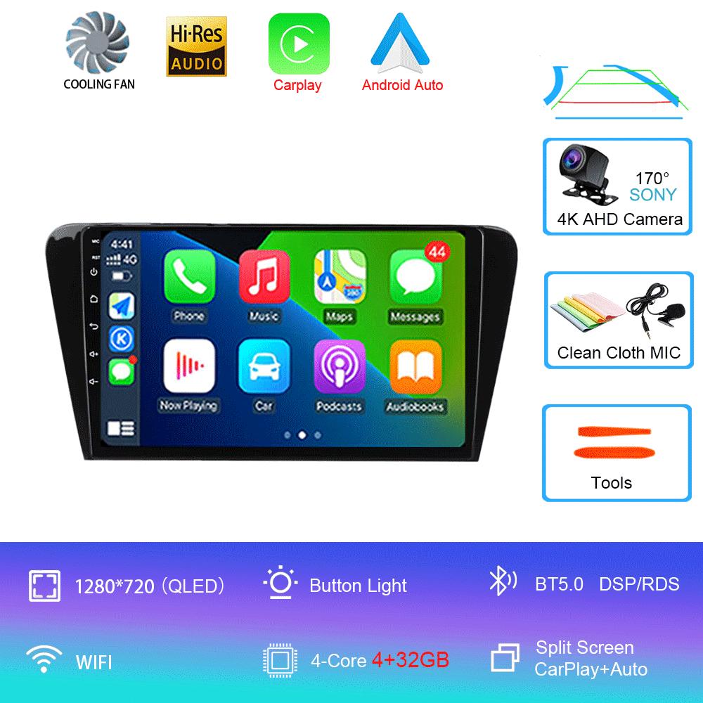 Pentru Volkswagen Skoda Octavia 3 A7 2013-2018 auto radio multimedia player video navigație GPS 4G Carplay 2 DIN Android 14