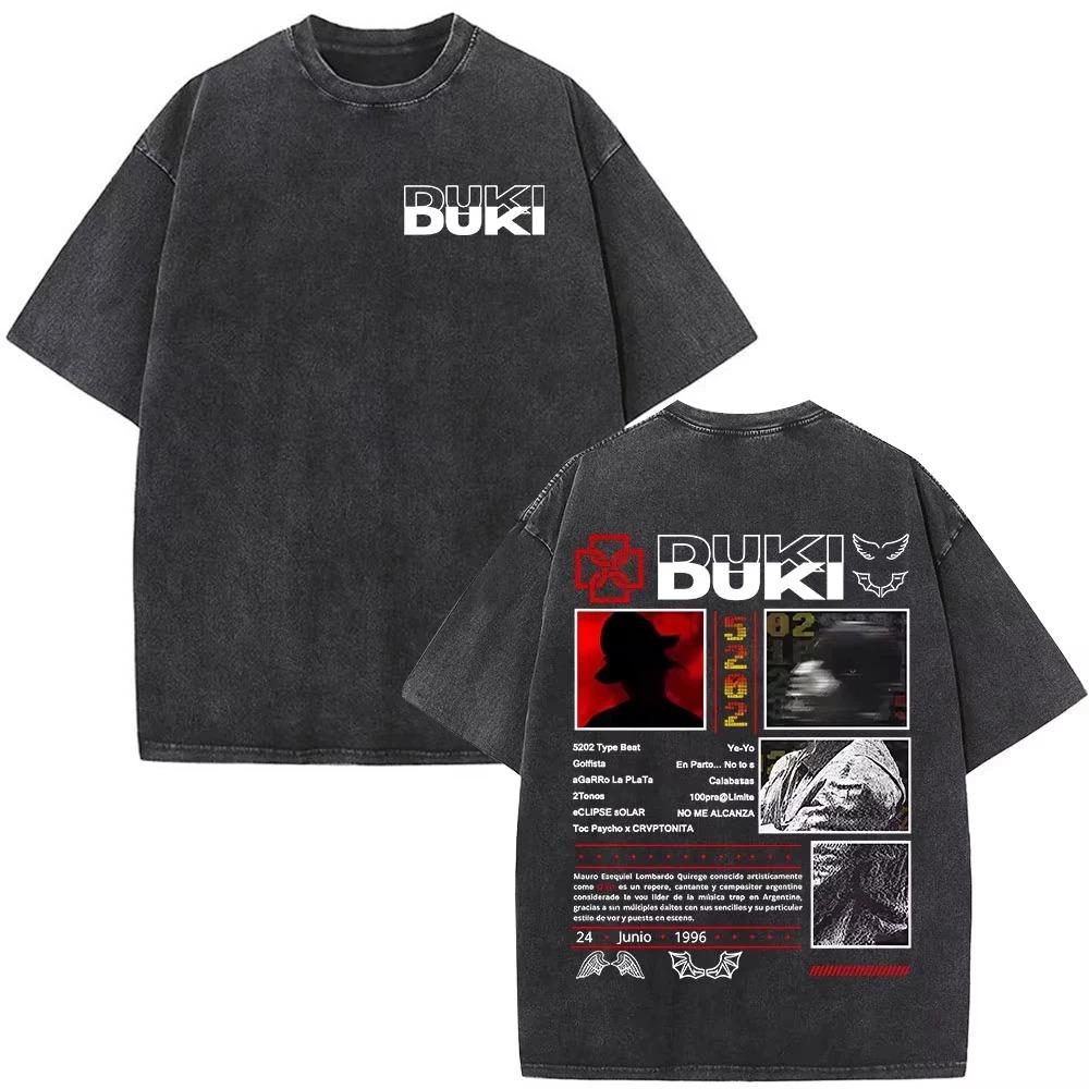 

Hot Sale Rapper Duki MAURO Modo Diablo Poster Print Tshirt Men Women Fashion Cotton Casual Summer New Tees Oversized Loose Tops S