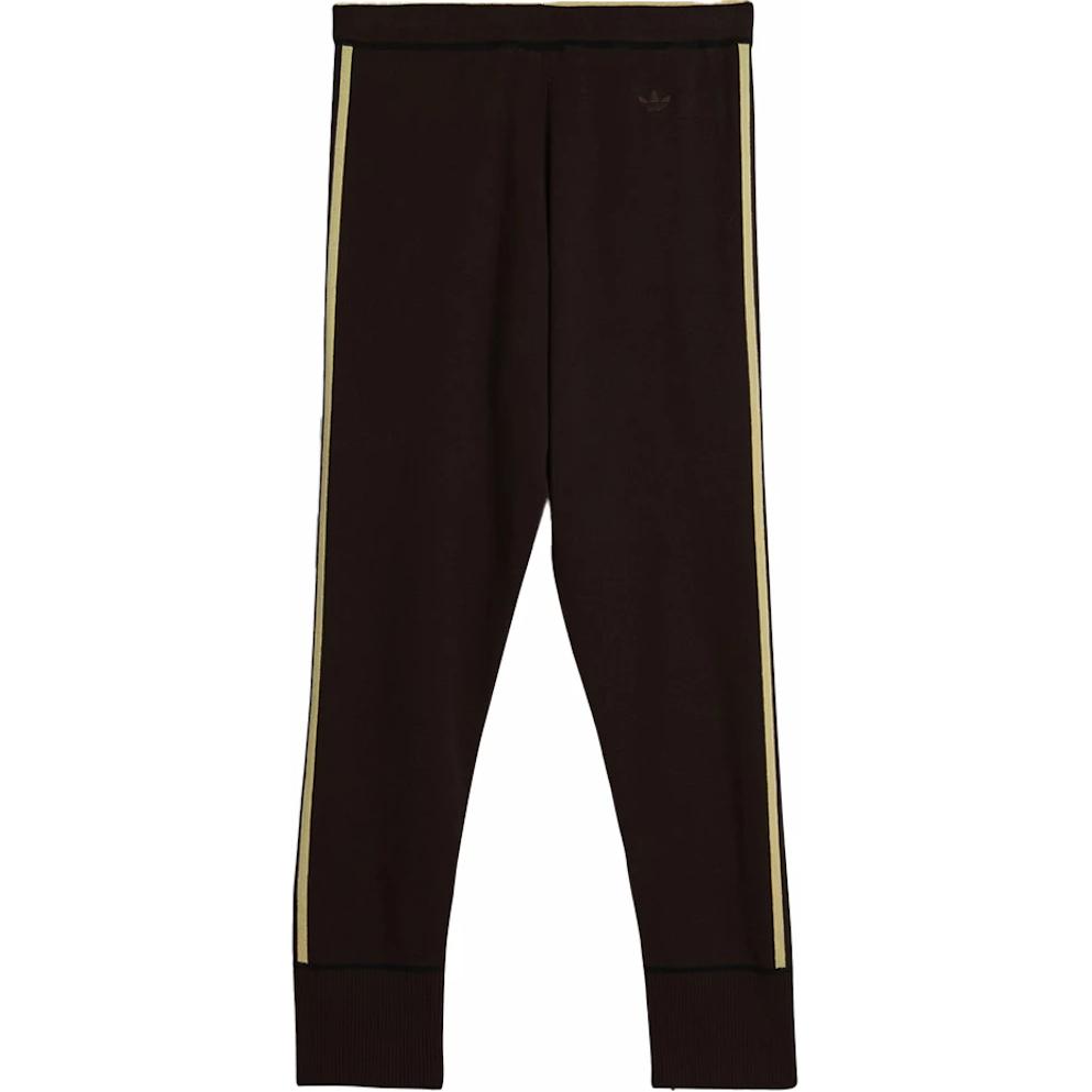 Adidas X Wales Bonner Statement Knit Pants Dark Brown Unisex Bottoms IN5952