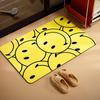 Cartoon Smiley Face Quick-Dry Bathroom Mat - Soft, Wear-Resistant, High Water Absorption