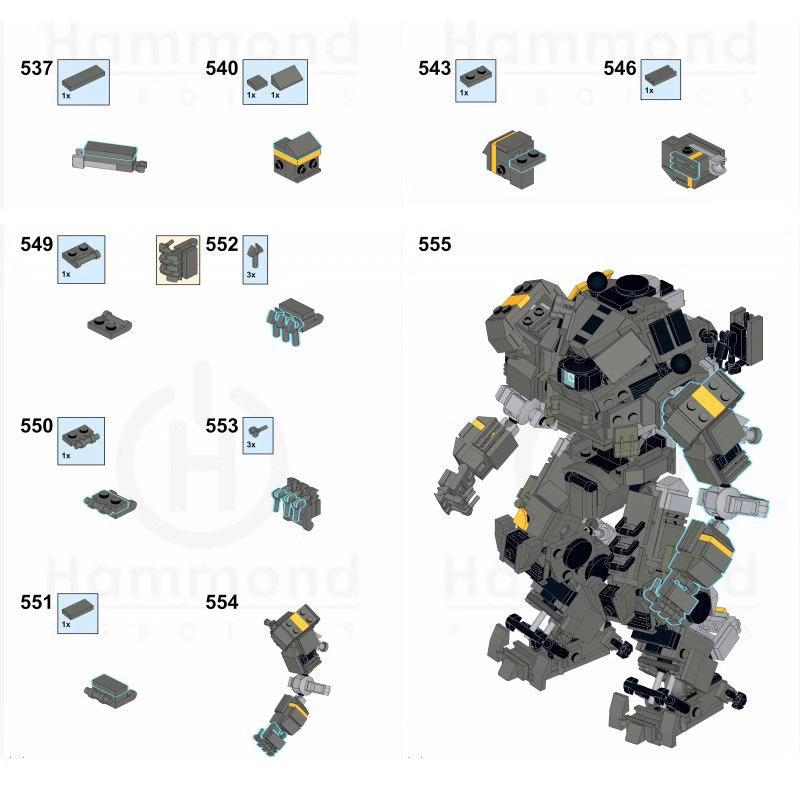 M Building Block Compatible Lego, Ionic Titan, Creative Children'S Building Block Monster Toy, Build Model Ornament