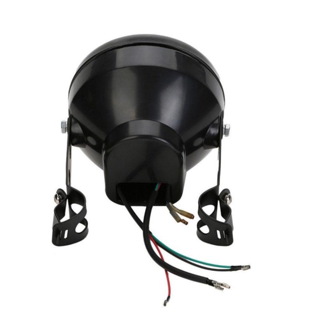 Universal 7'' Motorcycle LED Headlight Turn Signal Indicator Lamp 39-51mm Chopper Mount Bracket Clamp Holder for Harley Honda