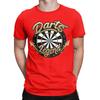 Classic Funny 100 Cotton Tshirt Darts Dartboard Tees Tops For Unisex