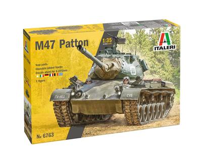 Italeri Maßstab Amerikanischer M47 Patton Plastikmodellbausatz IT6763 1/35 (Panzer)