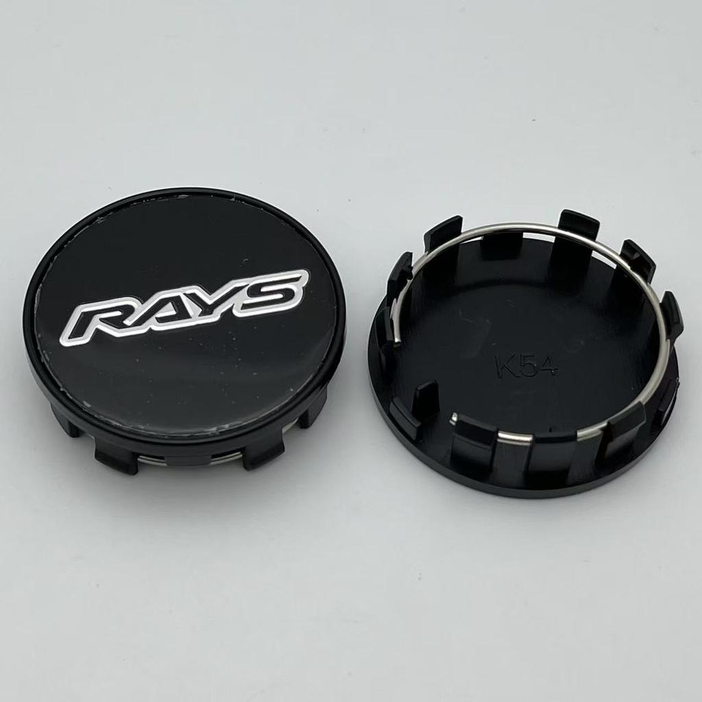 4pcs/Set O.D 54mm/I.D 50MM Rays Logo Emblem Car Wheel Center Rim Hub Caps Wheel Dust-proof Cover Car Fasion Styling Accessories