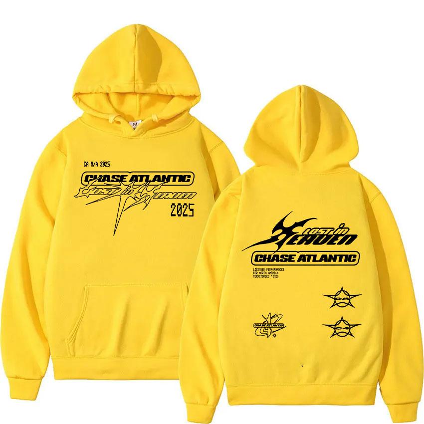 Chase Atlantic Lost in Europe and Britain Tour Album Pánská mikina Harajuku Módní Vysoce kvalitní ležérní mikina