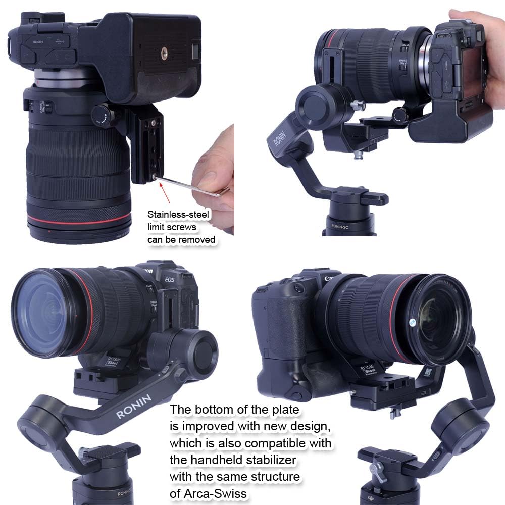iShoot Camera Lens Ring Tripod Compatible with Canon RF IS USM Lens Support Lens Bracket Tripod Tripod Mount Fit Quick Release Compatible with Tripod