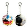 Keychain Pendant Mini Football Shape Team Logo Keychain Portable Decompression