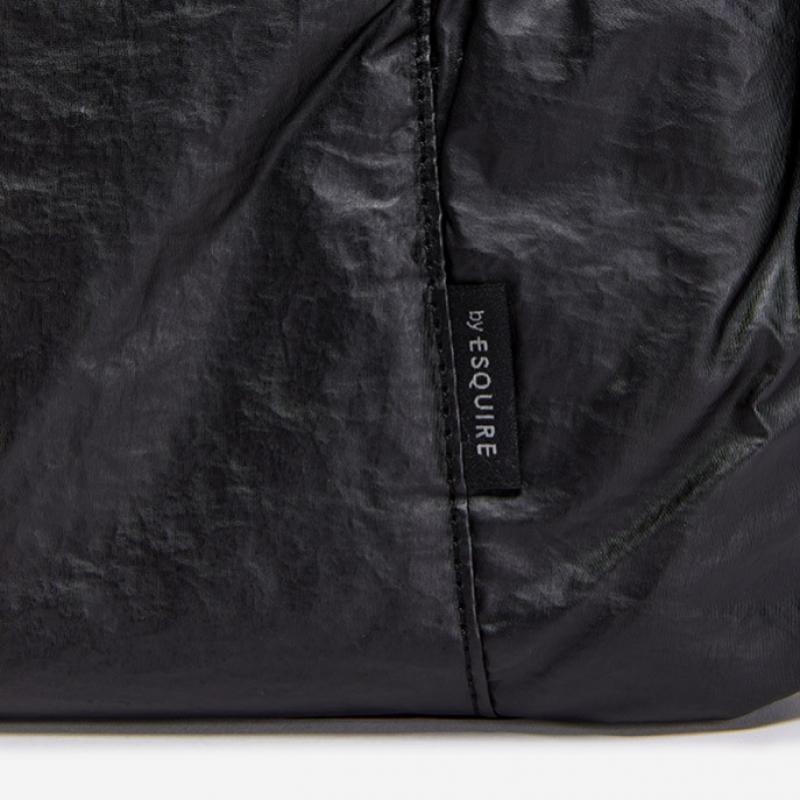 By Esquire Women Ciel Pocket Shirring Shoulder Bag Black
