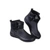 Winter New Martin Boots for Women - Short Round Toe Leather Boots - Large Size Low Boots.