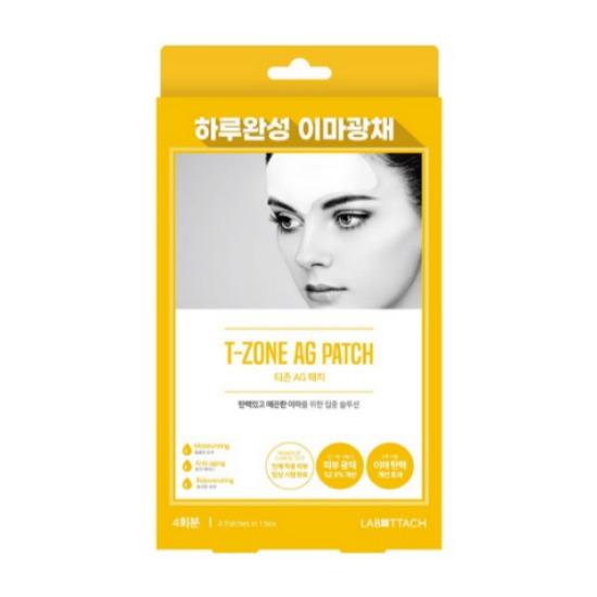 LABOTTACH T-Zone AG Patch Forehead & Nose Hydrogel Care Patch 4 Sheets