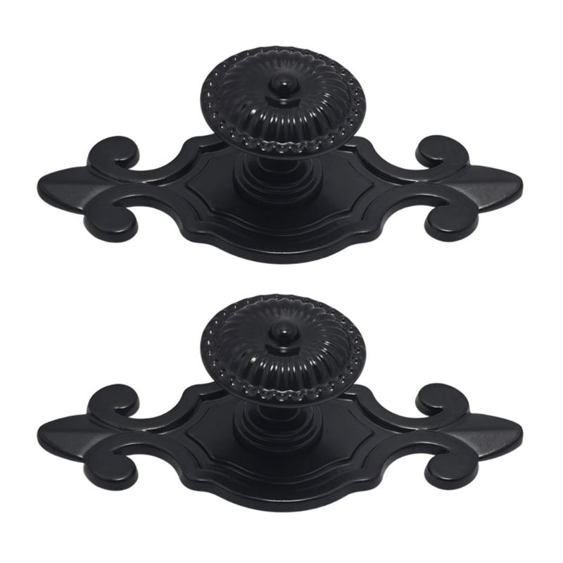 Pack Of 2 Antique Drawer Pulls Retro Cupboard Handles Easy Installation Strong Designs 7.35cm Length for Furniture