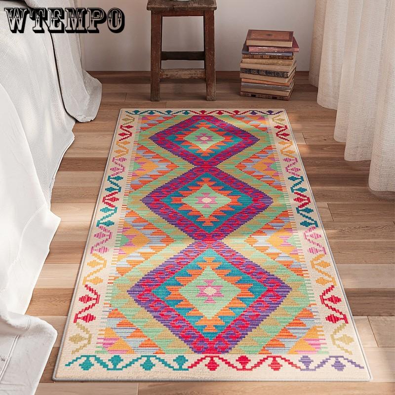 Bohemian Style Carpet Bay Window Bedroom Bedside Carpet Tatami Mat Living Room Sofa Carpet