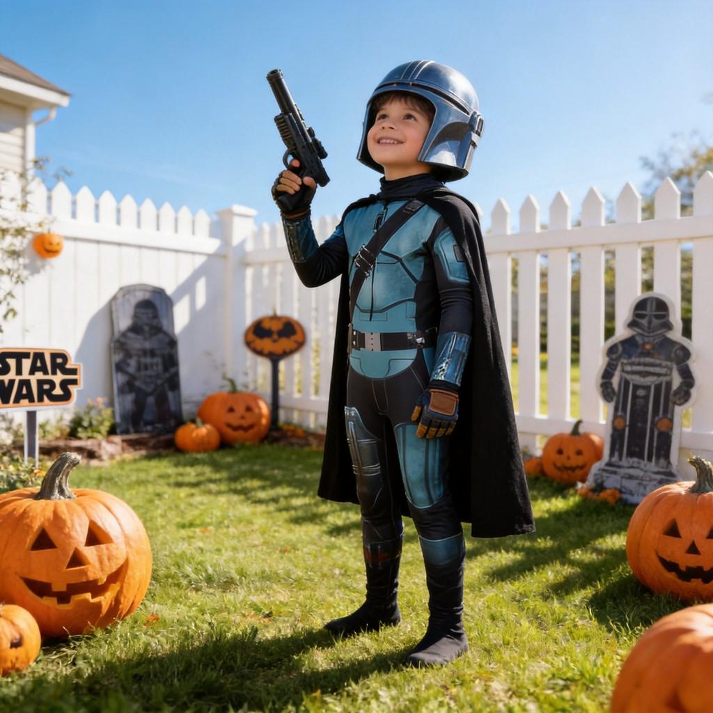 Star Wars The Mandalorian And Grogu Cosplay Costume For Kids And Adults With Polyester Fabric