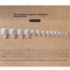 Matte Short Square Press-On Toenails 260Pcs Full Set Natural Fake Toenail Tips for Beginners DIY Nail Art