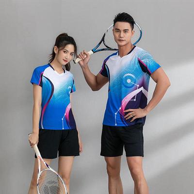 Set di Abbigliamento Sportivo Unisex a Rapida Asciugatura per Badminton e Pallavolo - Traspirante, Assorbi Sudore, Uniforme di Squadra per Allenamento e Competizione