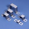 2Pcs 304 Stainless Steel Thickened Square Rectangular U-Shaped Horseback Pipe Saddle Clamp Buckle Throat Hoop 5 Kinds Of Models