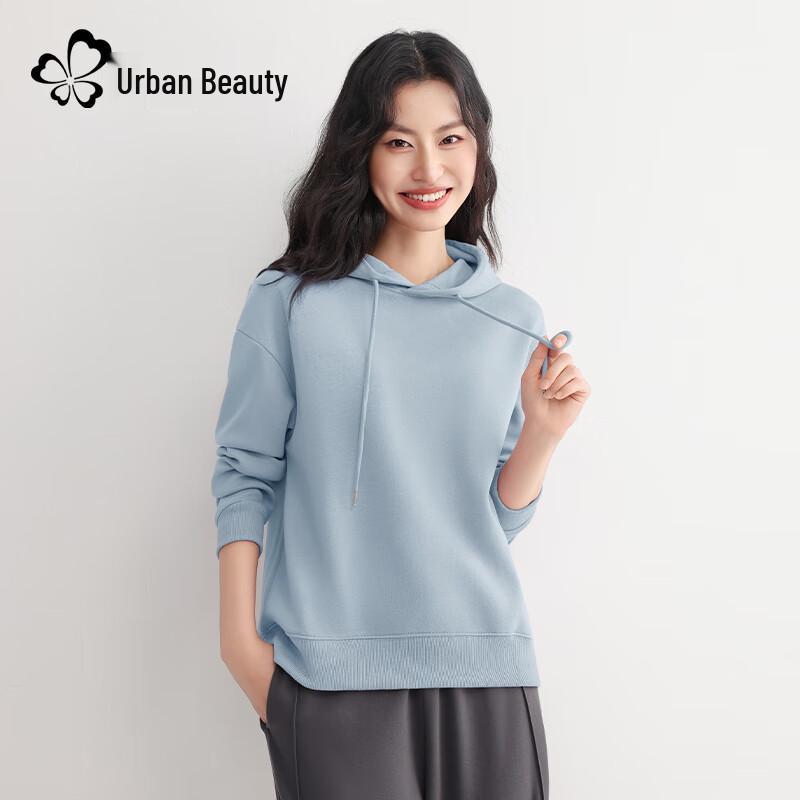 Women's American Style Loose Hooded Sweatshirt