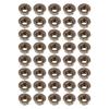 40 Stück M10x1,25mm Sechskant-Flanschmuttern Edelstahl Rostbeständig Feines Flanschmutter-Set
