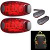 Outdoor Mountaineering Backpack Light Road Safety Clip Light 2Pcs