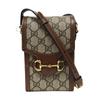 [Usato] Borsa per telefono in tela e pelle con logo Horsebit 1955 - Eccellente #1VWFIF7