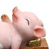 Resin Pig Figurine Pig Sculpture Pig Statue Creative Pig Crafts Home Outside