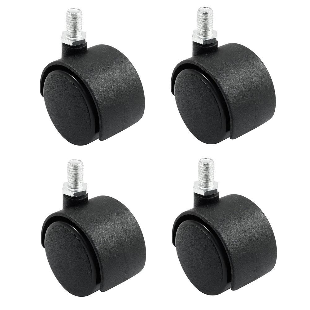 Perfect For Home Use Swivel Caster Wheels Flexible Nylon Caster Wheels Height 2.56 65mm Perfect For Furniture Rustproof Material