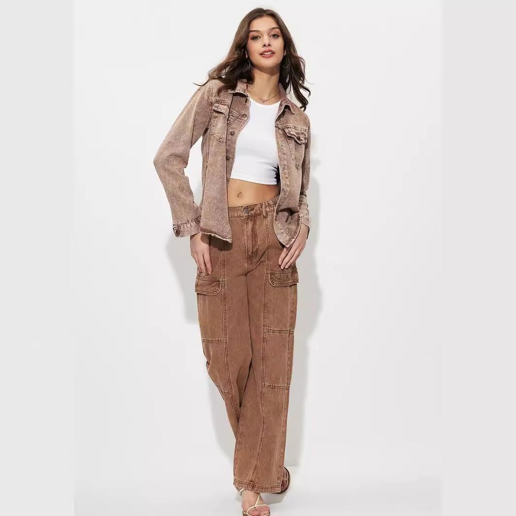 Women's Fashion Commuter Loose Denim Jacket